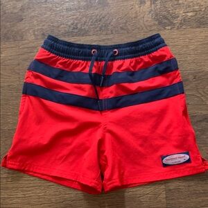 Vineyard vines Red and Navy Swim Shorts